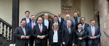 Finanzminister Michael Richter mit seinen Kolleginnen und Kollegen der Länder auf der Finanzministerkonferenz in Nürnberg