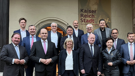 Finanzminister Michael Richter mit seinen Kolleginnen und Kollegen der Länder auf der Finanzministerkonferenz in Nürnberg